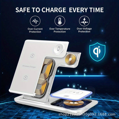 Four-in-one Folding Wireless Charger Three-in-one Wireless Charger
