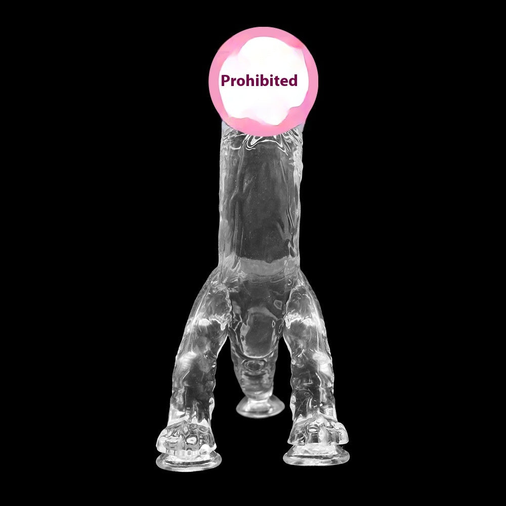 Special-shaped Dinosaur Simulation Glass Dildo