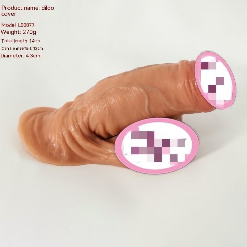 Men's Exotic Condom Sex Toy Set Adult Supplies Crystal Set Penis Set Foreskin Blocking Ring Bold Lengthened