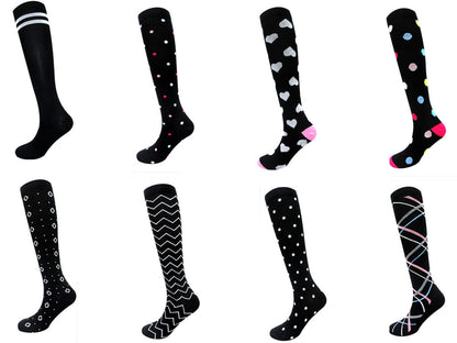 Outdoor Sports Men's And Women's Long Tube Compression Socks
