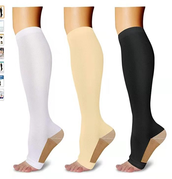 Toe Compression Multifunctional Nylon Socks