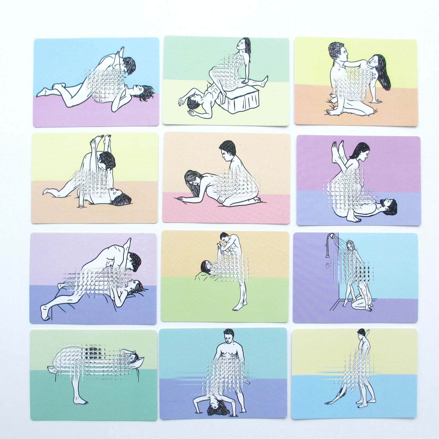 Adult Pose Complete Card Entertainment Couples Of High Appearance Level Male And Female