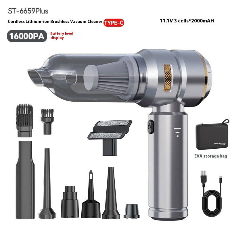 Suction And Blowing Dual-purpose Small Mini Handheld Car Cleaner