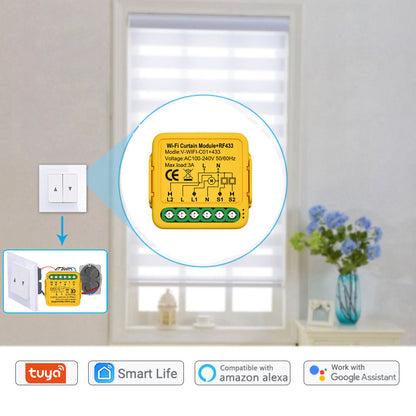 WIFI 433 Shutter Window Curtain Breaker