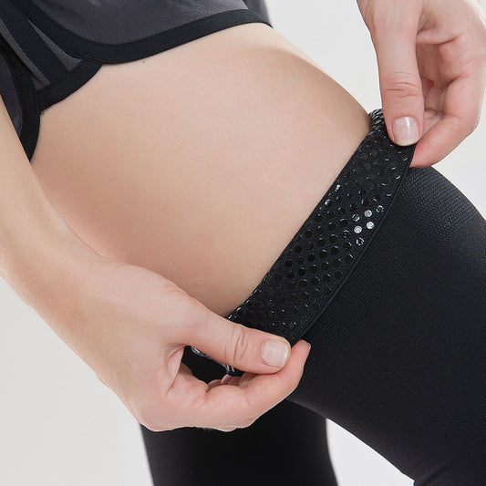 Long Tube Over The Knee Sports Compression Leg Warmer Stretch Socks