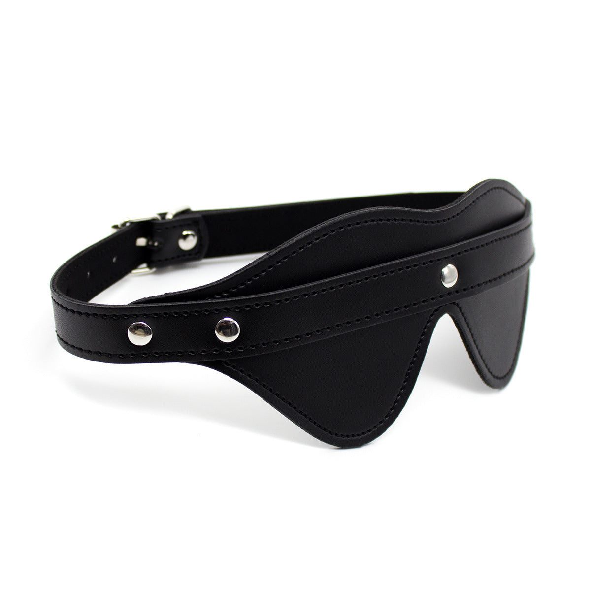 Adult Leather Pin-button Eye Mask