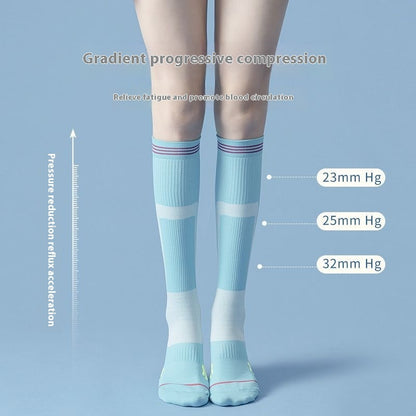 Professional Sports Fitness Tube Socks Muscle Compression