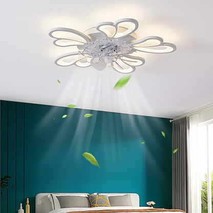 Modern Simple Living Room Light New Quiet Bedroom Ceiling Fan Light