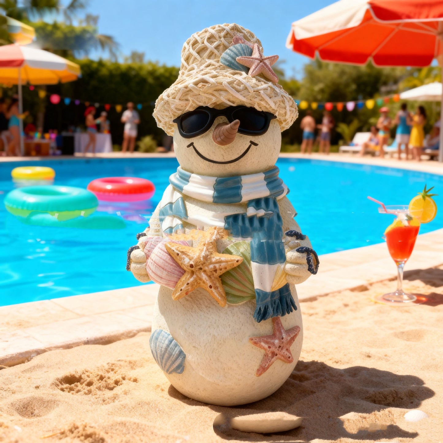 Christmas HAILANG Beach Snowman Decorations