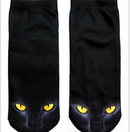 3D Printing Socks Flip Flops Cartoon Creative Socks Men And Women Couple Socks