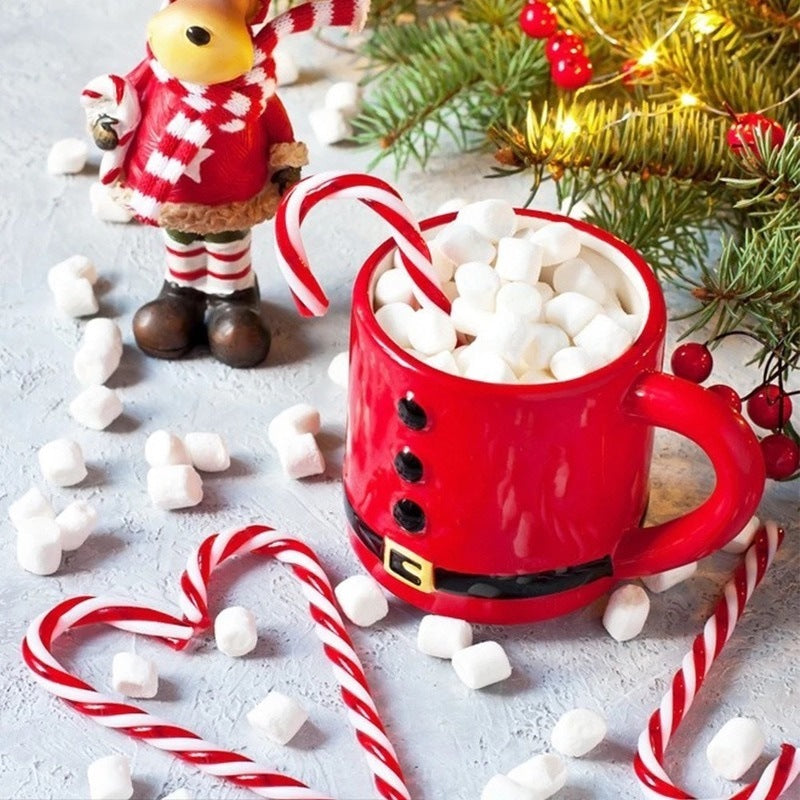 Christmas Candy Crutch Red Scene Decorative Pendant