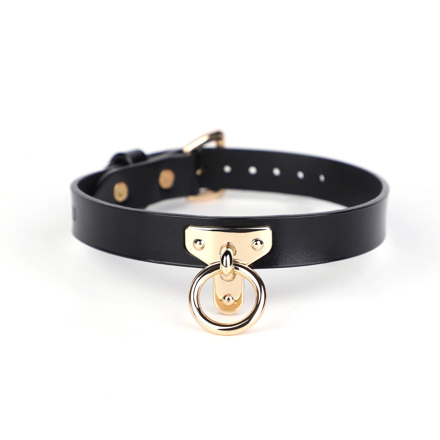 Men's And Women's Genuine Leather Collar Adult Supplies Bound Leather Collar