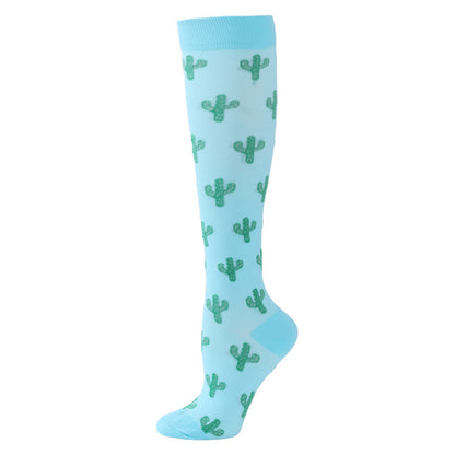 Sports Compression Socks Pattern Stretch Stockings