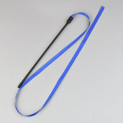 Interactive Cat Rainbow Wand Toys Interactive Cat Teaser Wand String Colorful Ribbon Charmer For Most Cats