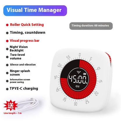 Visual Mute Time Manager Self-discipline Alarm Clock