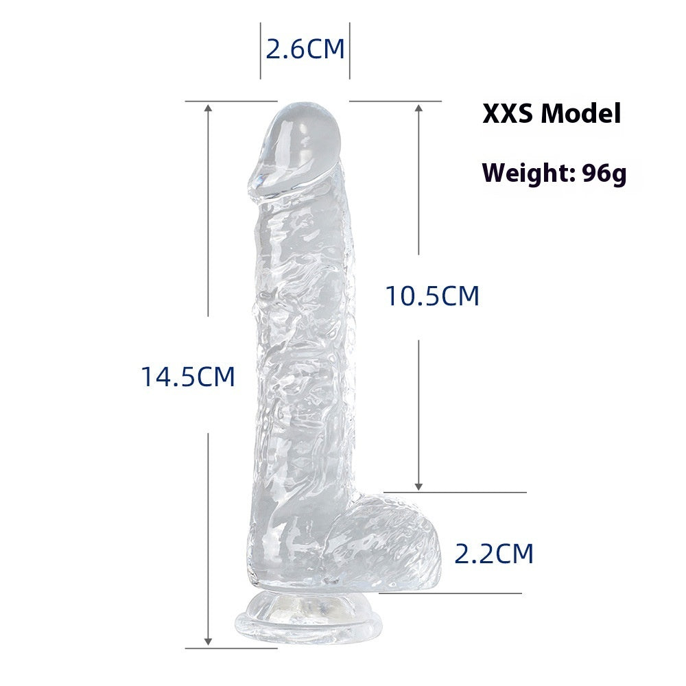 Seven Models Full Series Transparent Female Dildo