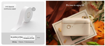 H1S Intelligent Portable Wireless Label Printer