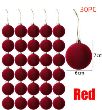 Plucked Silk Ball Christmas Decoration