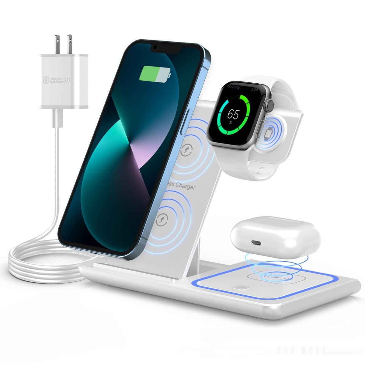 Four-in-one Folding Wireless Charger Three-in-one Wireless Charger