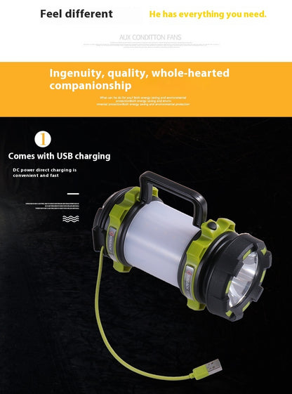 Portable LED Searchlight Outdoor Strong Light Charging Power Torch