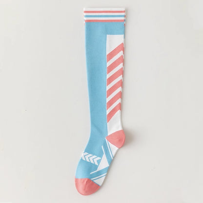 Sports Muscle Compression Socks Women's Elastic Long
