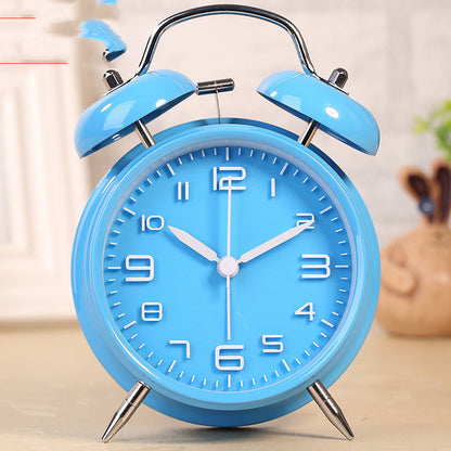 Three-dimensional Digital Alarm Clock Mute Students Loud Double Bells To Ring The Bell