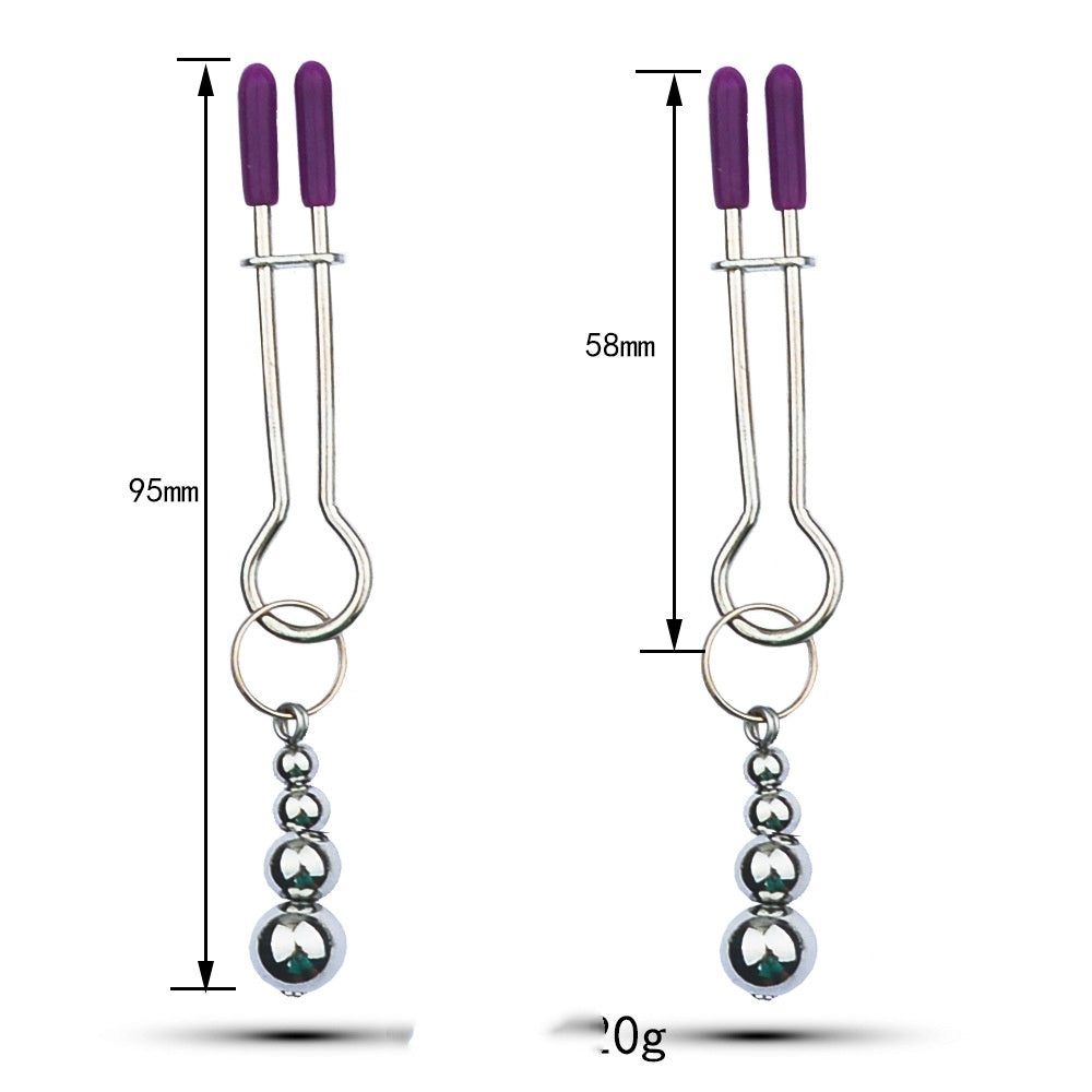 Metal Toys Silver Nipple Clamp Crab Butterfly Clip Pendant Silver Calabash Pendent