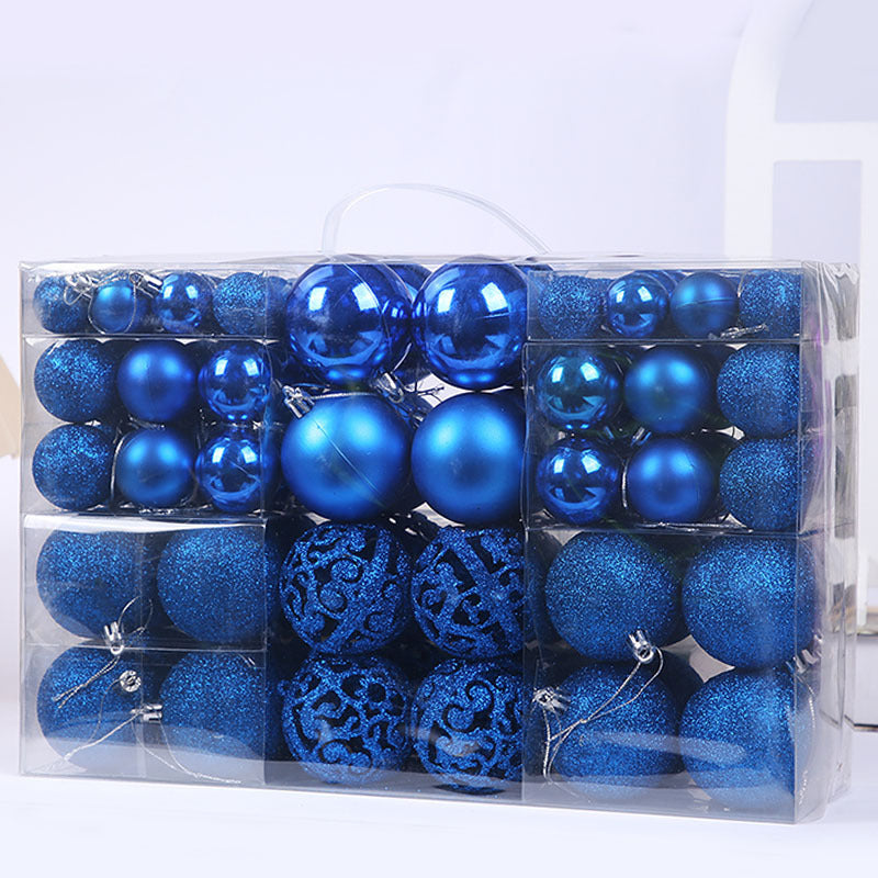 Christmas Ball 3-6cm Set Pvc Boxed Christmas Tree Decoration Colorful Ball
