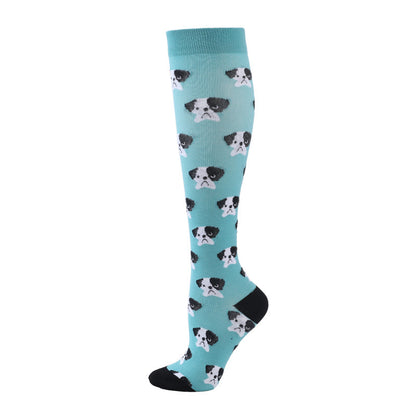 Sports Compression Socks Pattern Stretch Stockings