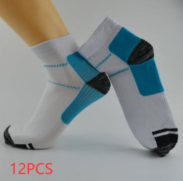 Elastic compression sports socks