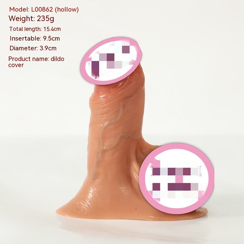 Men's Exotic Condom Sex Toy Set Adult Supplies Crystal Set Penis Set Foreskin Blocking Ring Bold Lengthened