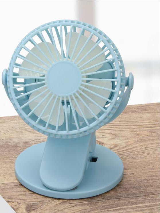 New Style Brushless Clip Small Fan USB Mini Mute Portable Stroller Rechargeable Desktop Small Fan