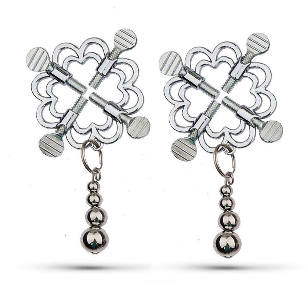 Metal Toys Silver Nipple Clamp Crab Butterfly Clip Pendant Silver Calabash Pendent