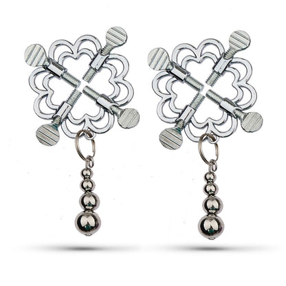 Metal Toys Silver Nipple Clamp Crab Butterfly Clip Pendant Silver Calabash Pendent