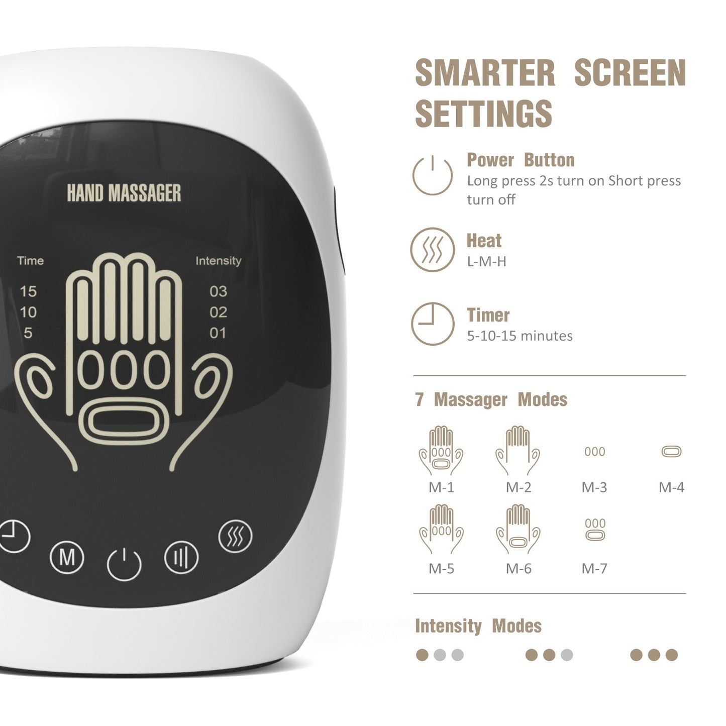 Hand Massager Palm Joint Hot Compress Physiotherapy Hand Beauty Instrument Electric