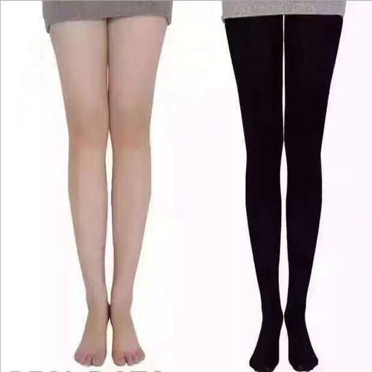 Abdomen And Hips 200M Compression Black Bottoming Socks With Feet