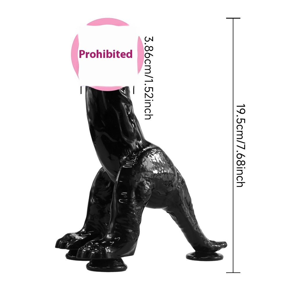 Special-shaped Dinosaur Simulation Glass Dildo