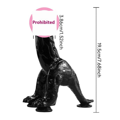 Special-shaped Dinosaur Simulation Glass Dildo