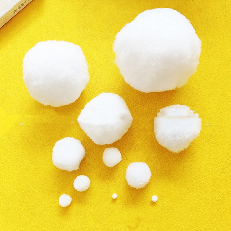 White Polypropylene Ball Christmas Ball Ornament