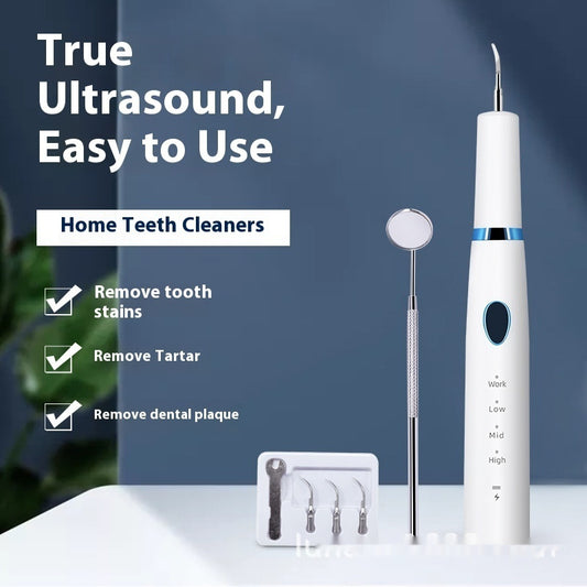 Ultrasonic Teeth Cleaner Water Toothpick Dental Calculus Remover Household Tooth Whitening Apparatus
