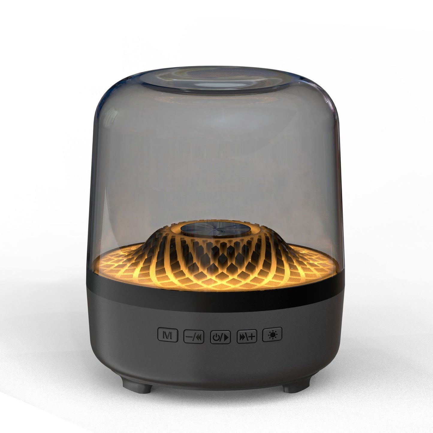 Desktop Subwoofer Bluetooth Audio Black Gold Speaker