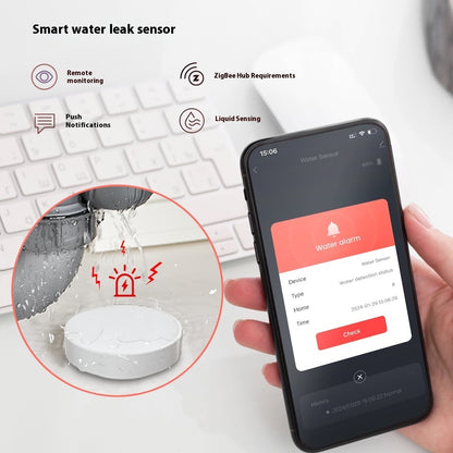 Water Immersion Sensor Wireless Intelligent Leakage Detection Alarm Smart APP Water Level Alarm