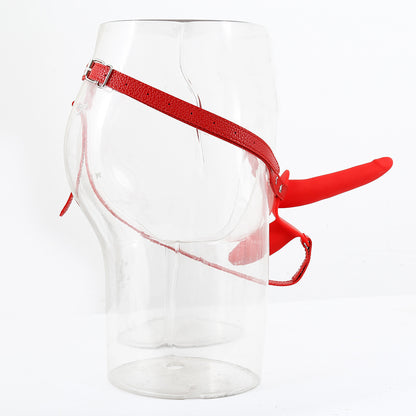 Wear Leather Pants Penis Dildo Husband And Wife Shared Appliance