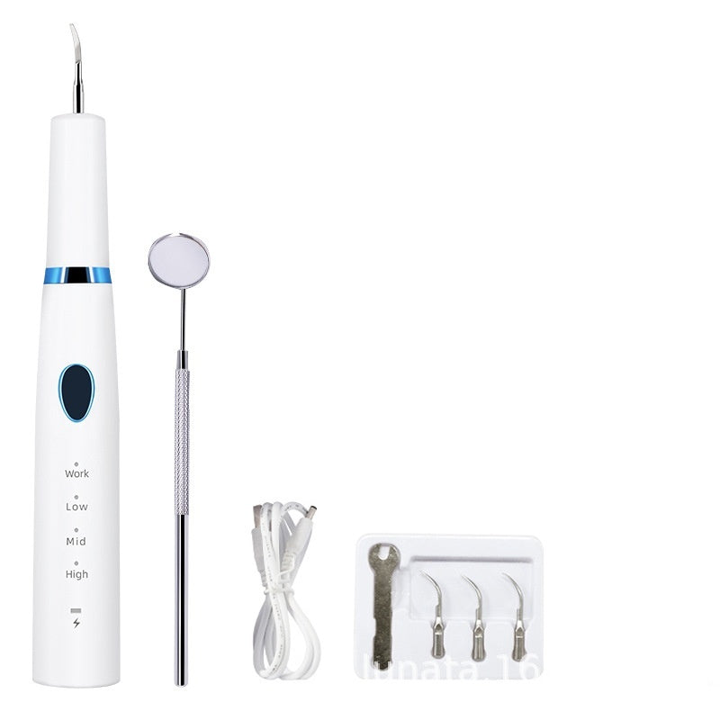 Ultrasonic Teeth Cleaner Water Toothpick Dental Calculus Remover Household Tooth Whitening Apparatus