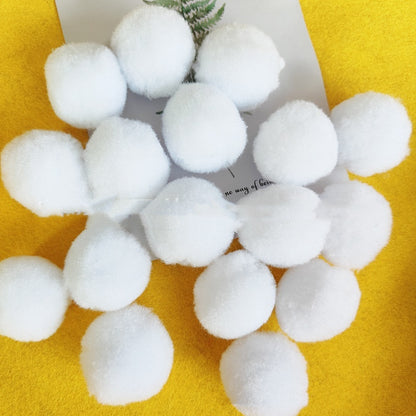 White Polypropylene Ball Christmas Ball Ornament