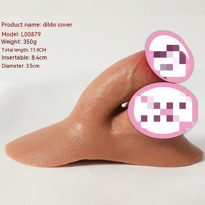 Men's Exotic Condom Sex Toy Set Adult Supplies Crystal Set Penis Set Foreskin Blocking Ring Bold Lengthened