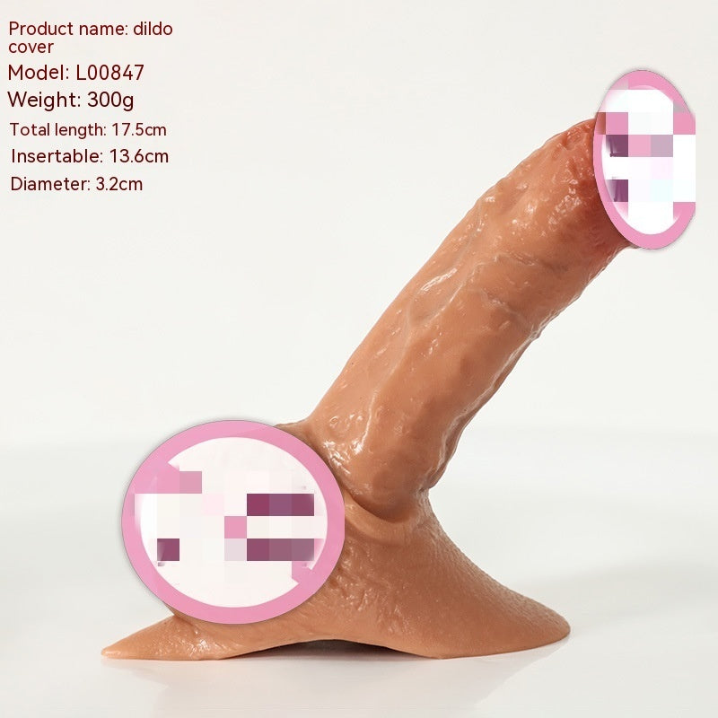 Men's Exotic Condom Sex Toy Set Adult Supplies Crystal Set Penis Set Foreskin Blocking Ring Bold Lengthened