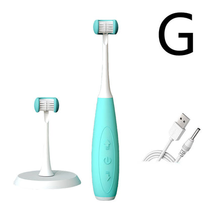 3D Adult Electric Portable Travel U-shaped Toothbrush For Adults And Children