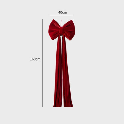 Christmas Decoration Velvet Large Bow Decoration