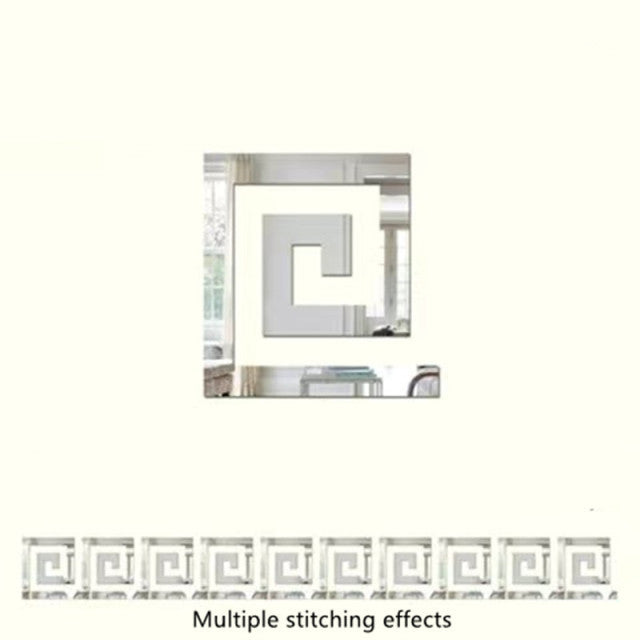 Acrylic Wall Mirror Sticker With Adhesive For Living